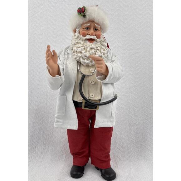 Possible Dreams Clothtique Doctor Santa 10 in - Picture 1 of 10